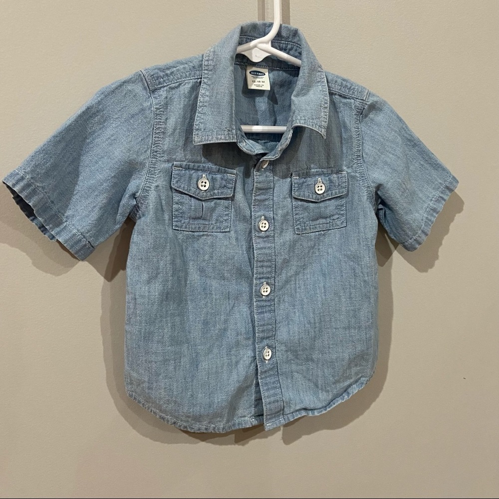 Chambray shirt 💙💙